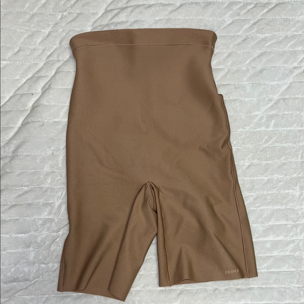 SKIMS Tan Shapewear Shorts